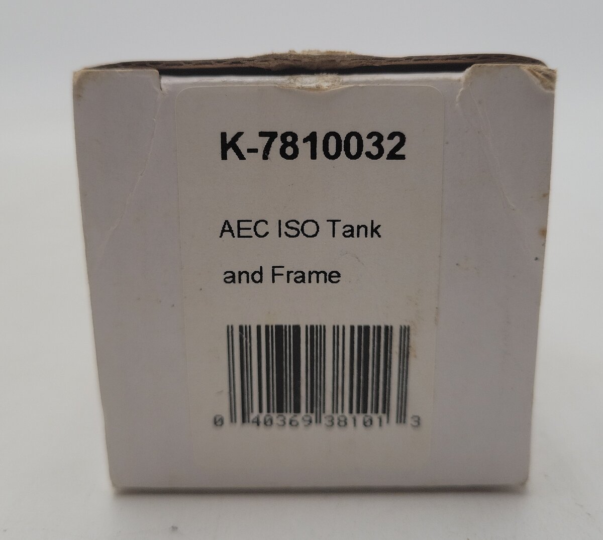 K-Line K-7810032 O Scale AEC ISO Tank and Frame LN/Box