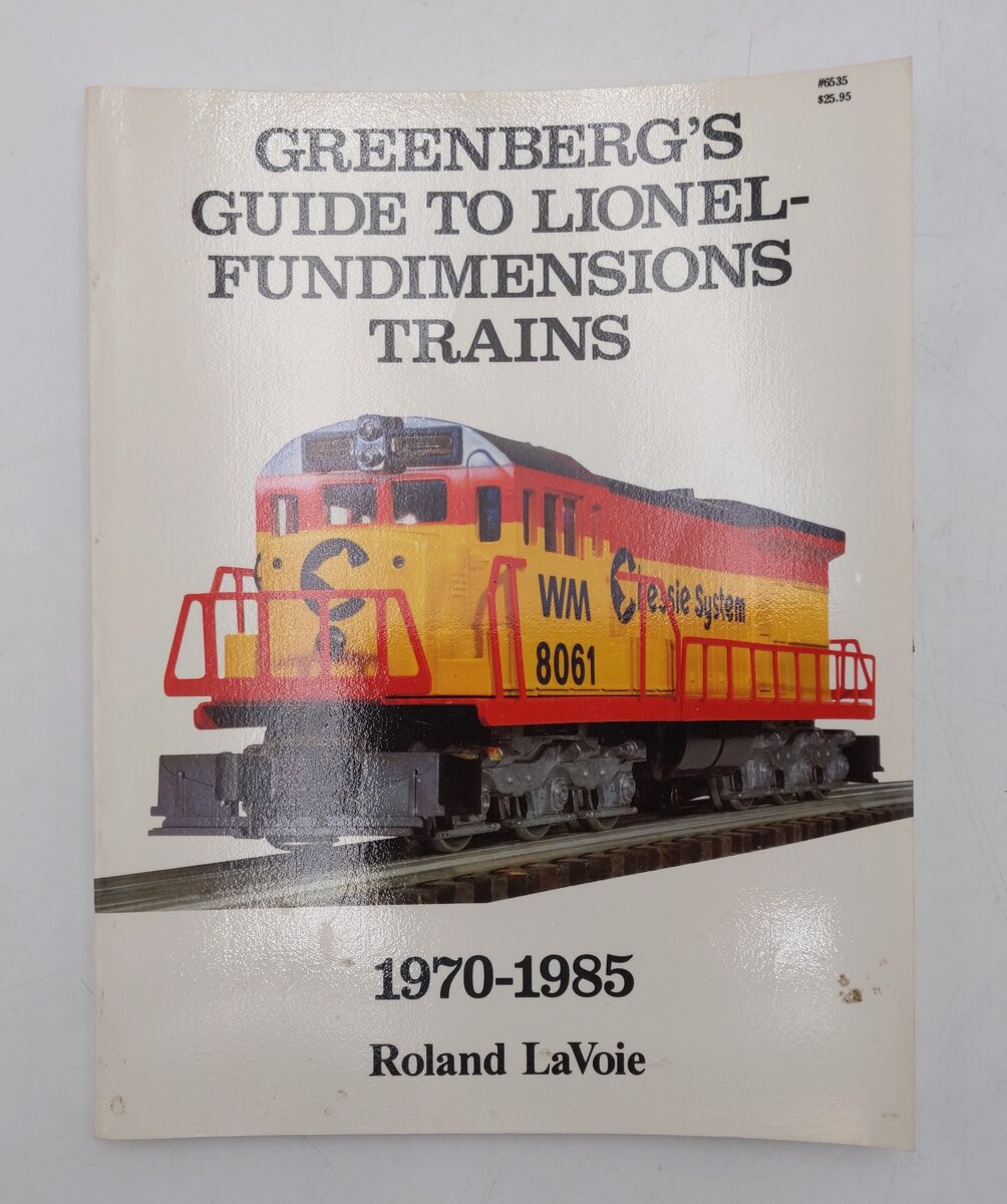 Greenberg's Price Guide to Lionel Fundimensions Trains Paperback Book VG