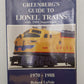 Greenberg's Guide To Lionel Trains With '89 Supplement Paperback Book VG