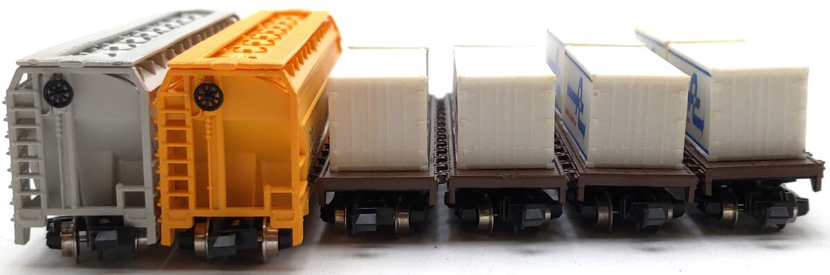 Model Power Assorted N Scale Freight Cars: 3465, 3466, 4004 [6] EX/Box