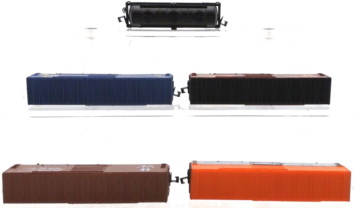 BevBel Assorted N Scale Freight Cars: 10003, 10004, 10006, 10007, 13001 [5] LN/Box