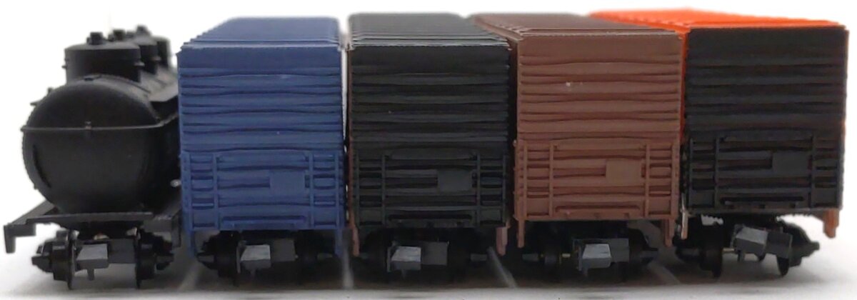 BevBel Assorted N Scale Freight Cars: 10003, 10004, 10006, 10007, 13001 [5] LN/Box