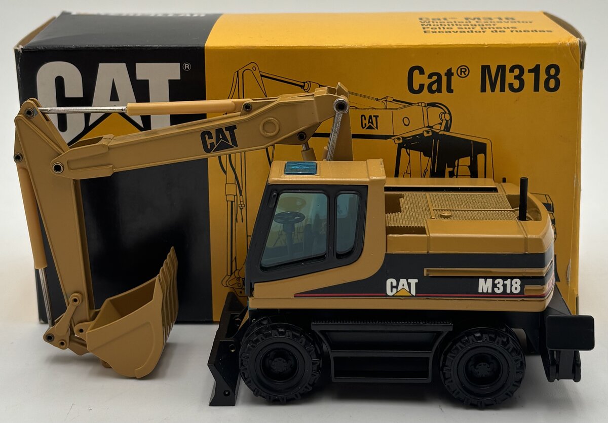 NZG 405 1:50 Scale Diecast Caterpillar M318 Wheeled Excavator EX/Box