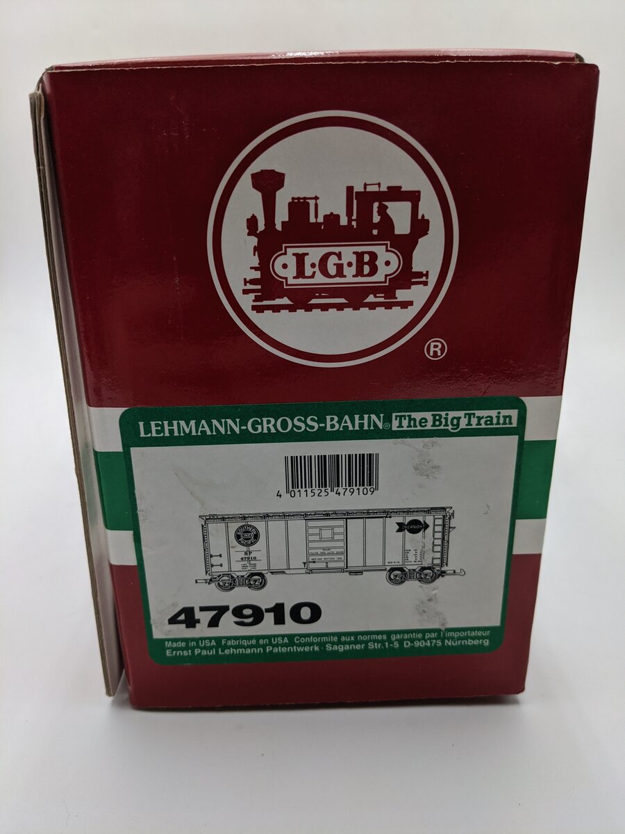 LGB 47910 G Scale Southern Pacific Boxcar #47910 EX/Box