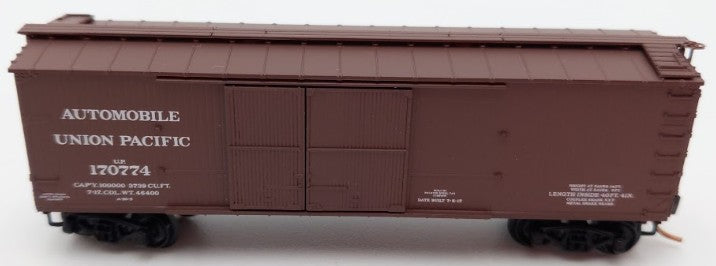 Micro-Trains 04100010 N Scale Union Pacific 40' Double Sheathed Boxcar #170774 EX/Box