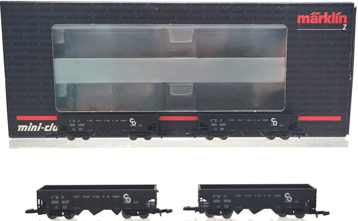 Marklin 82590 Z Chesapeake & Ohio American Hopper Car Set (Set of 4) LN/Box