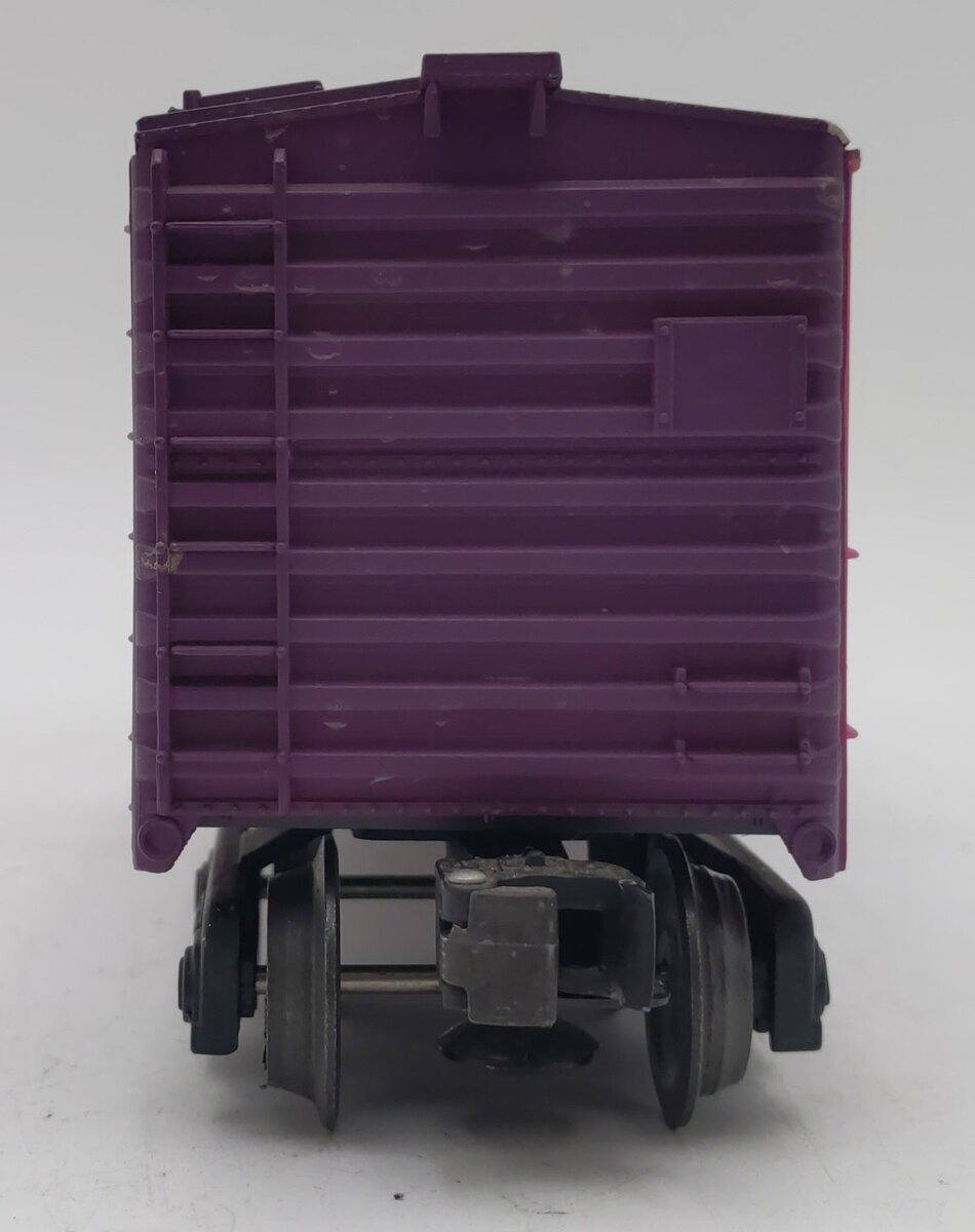 Lionel 6-26271 O Gauge AEC Glow in the Dark Purple Boxcar EX/Box