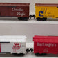 KMT O Gauge Assorted Boxcars 187469, 48659, 1175, 80967 [4] VG