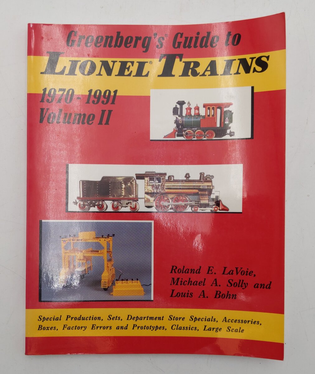 Greenberg’s Guide To Lionel Trains 1970-1991 Vol.2 Paperback Book EX