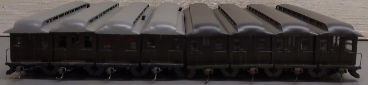 Walthers HO Scale Assorted Passenger Cars; [8] VG