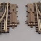 Atlas O Gauge 054 Nickle Silver Left & Right Hand Switch Turnouts #6070,6071 [4] VG