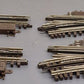 Atlas O Gauge 054 Nickle Silver Left & Right Hand Switch Turnouts #6070,6071 [4] VG