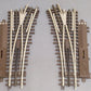Atlas O Gauge 054 Nickle Silver Left & Right Hand Switch Turnouts #6070,6071 [4] VG