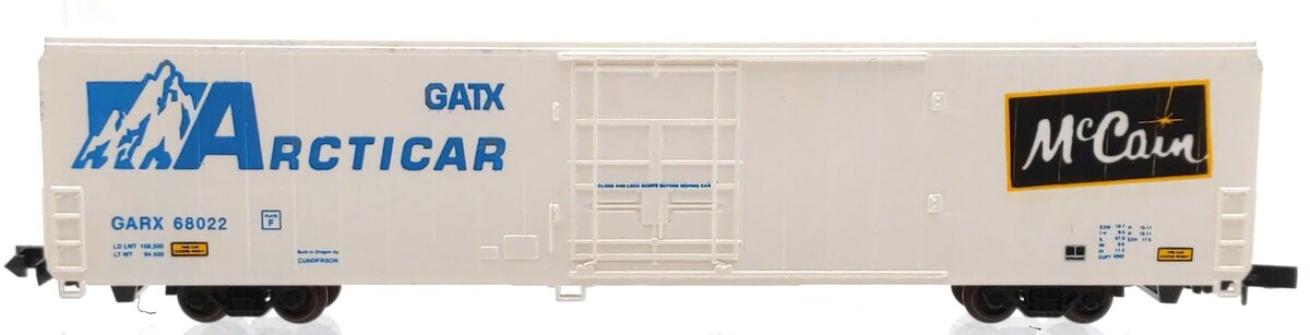 Walthers 932-8003 N Scale McCain Arcticar 70' Cryogenic Reefer #68022 EX/Box