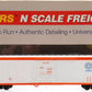 Walthers 932-8006 N Scale Universal Foods Cryo-Trains 70' Cryogenic Reefer #1304 EX/Box
