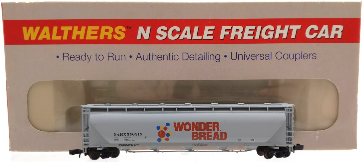 Walthers 932-8152 N Scale Wonder/Hostess PD Covered Hopper #550315 EX/Box
