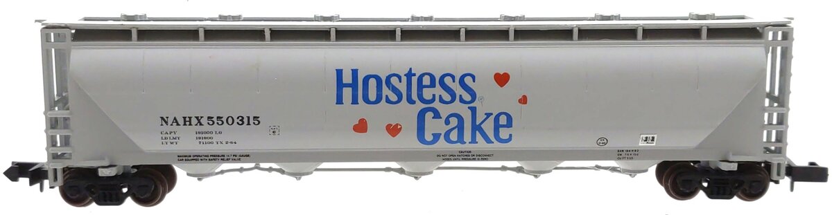 Walthers 932-8152 N Scale Wonder/Hostess PD Covered Hopper #550315 EX/Box