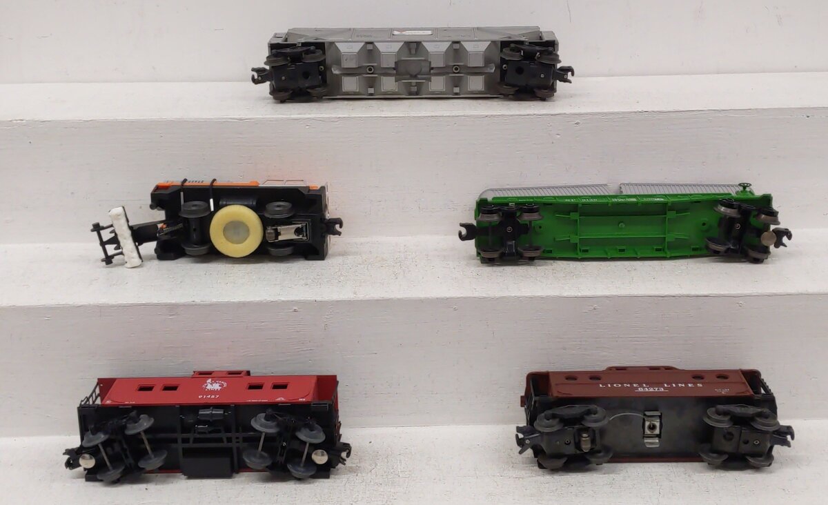 Lionel O Vintage Freight Cars: 64273, 91457, 3927, 9120, 634656 [5] VG