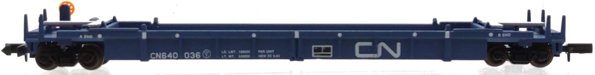 Walthers 932-8055 N Scale CN Double Stack - #640036 LN/Box