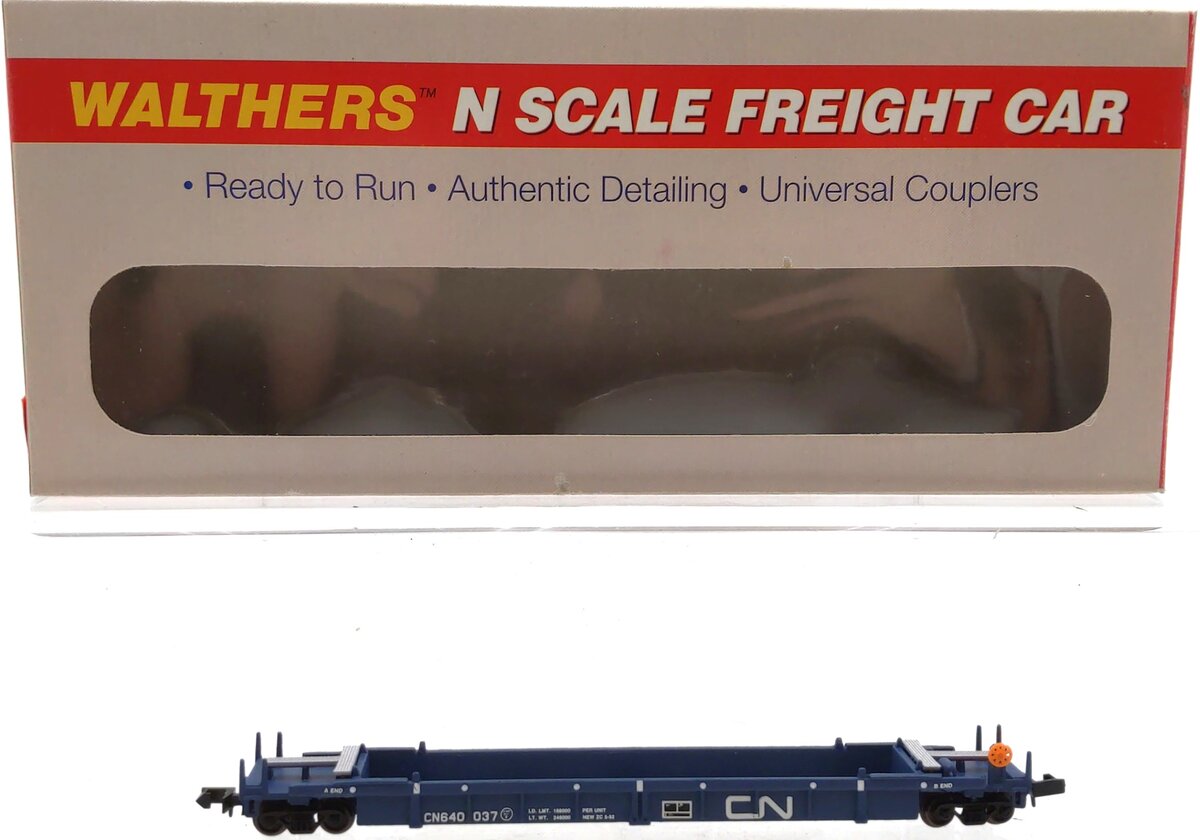 Walthers 932-8055 N Scale CN Double Stack - #640037 Only LN/Box
