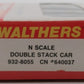 Walthers 932-8055 N Scale CN Double Stack - #640037 Only LN/Box