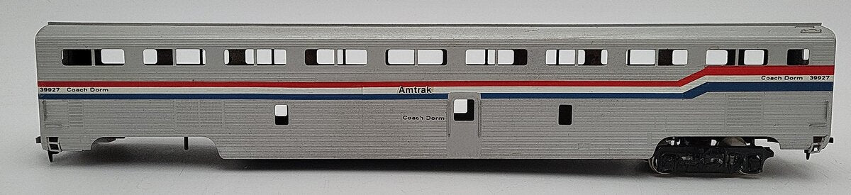Hallmark HO Brass Amtrak High Level Coach Dorm Passenger Car #39927 EX