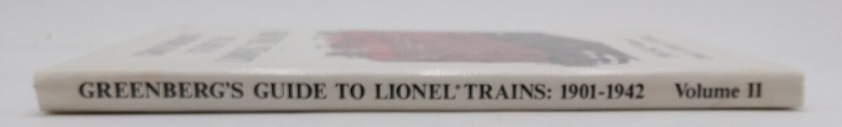 Greenberg's Guide to Lionel Trains 1901-1942 Vol.2 Hardcover Book EX