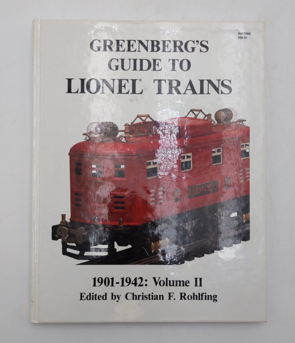 Greenberg's Guide to Lionel Trains 1901-1942 Vol.2 Hardcover Book EX