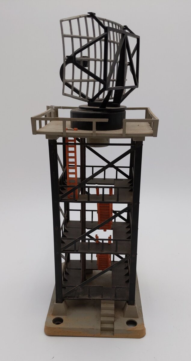 Lionel 197 Vintage O Rotating Radar Antenna - Gray Platform VG