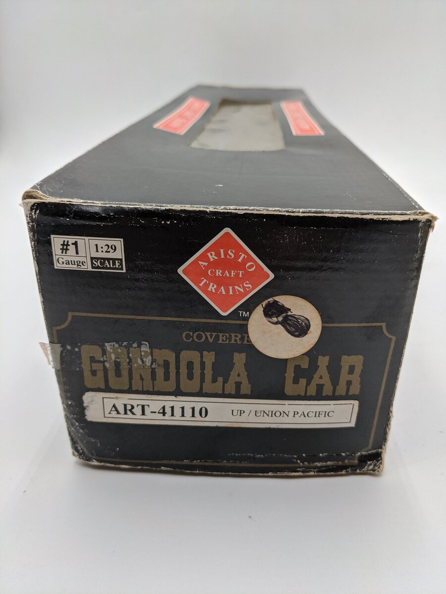 Aristo-Craft 41110 G Gauge Union Pacific Covered Gondola EX/Box