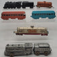 Midgetoy Assorted Die-Cast Display Passenger Cars & Steam Locos & Tenders [8] VG