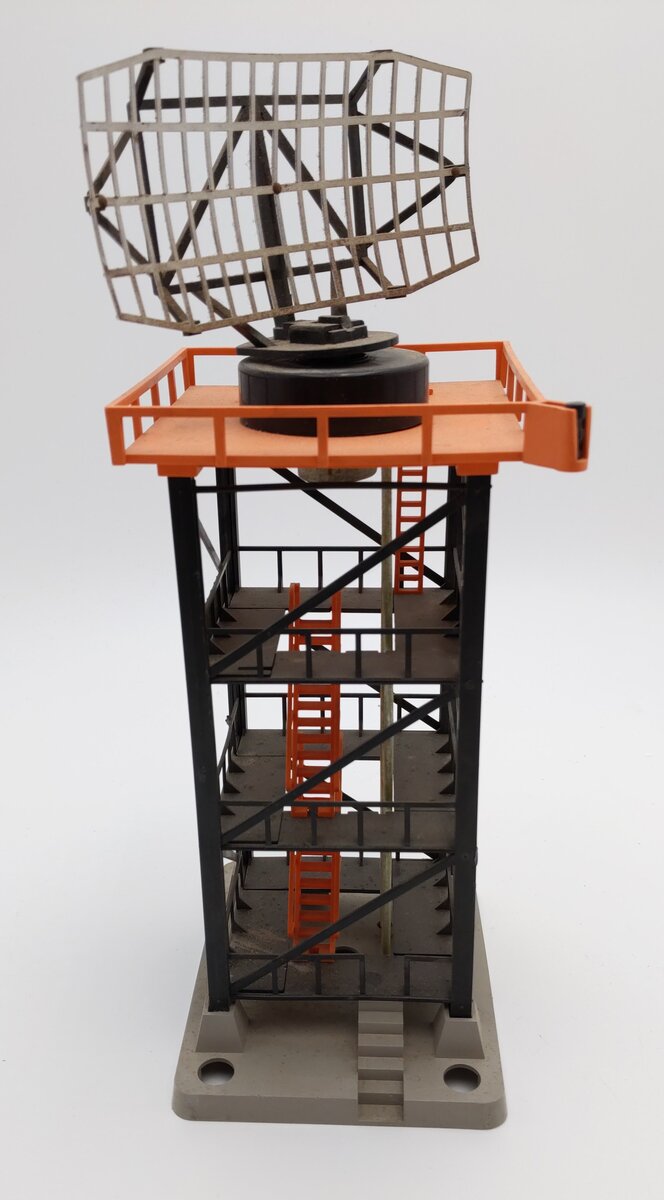 Lionel 197 Vintage O Rotating Radar Antenna with Orange Platform VG