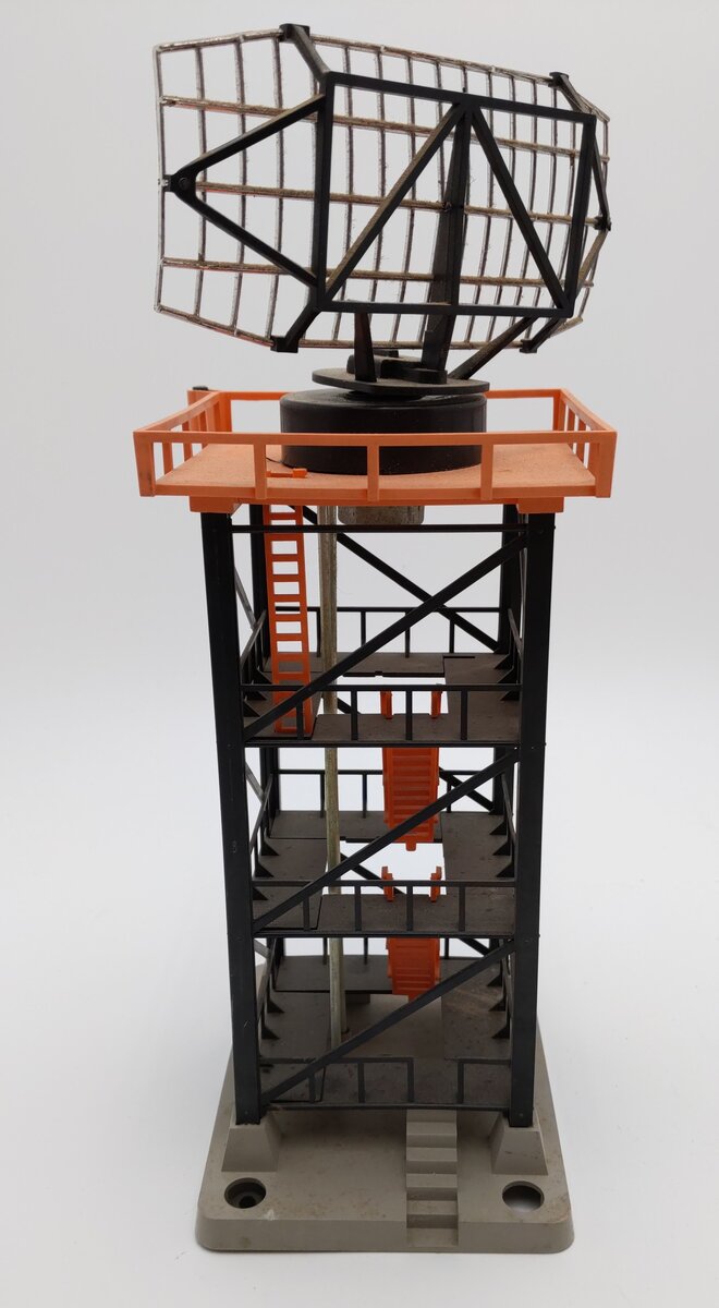 Lionel 197 Vintage O Rotating Radar Antenna with Orange Platform VG