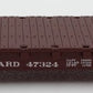 Atlas 38101 N Scale Seaboard Air Line 50' Flatcar with Stakes #74324 LN/Box
