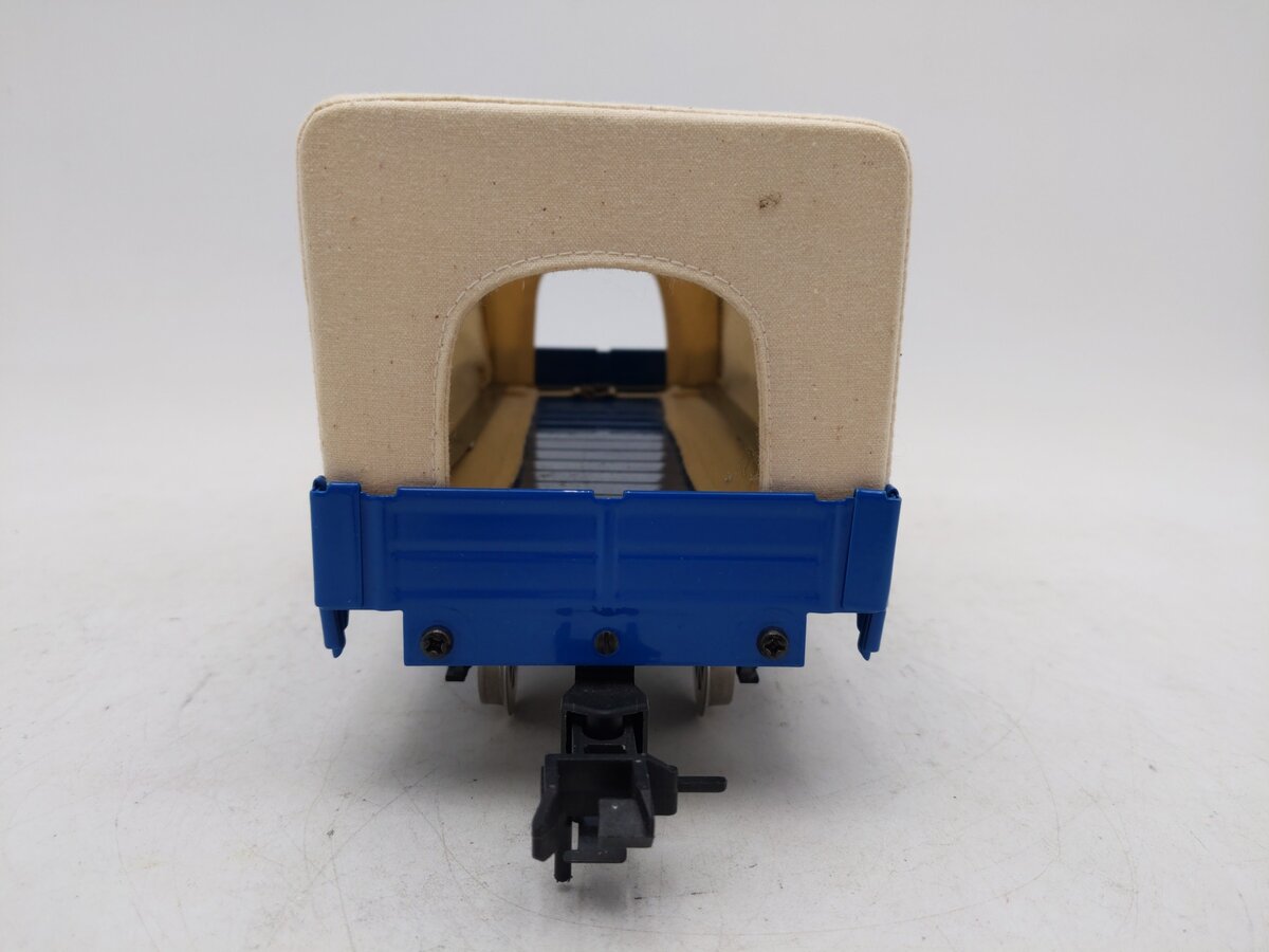 Marklin 54756 G Scale Fuller Warren Low side Gondola W/ Tarp Cover #21456 EX/Box