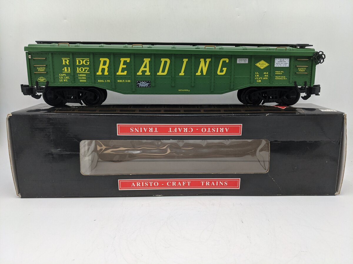 Aristo-Craft 41107 G Gauge Reading Covered Gondola EX/Box