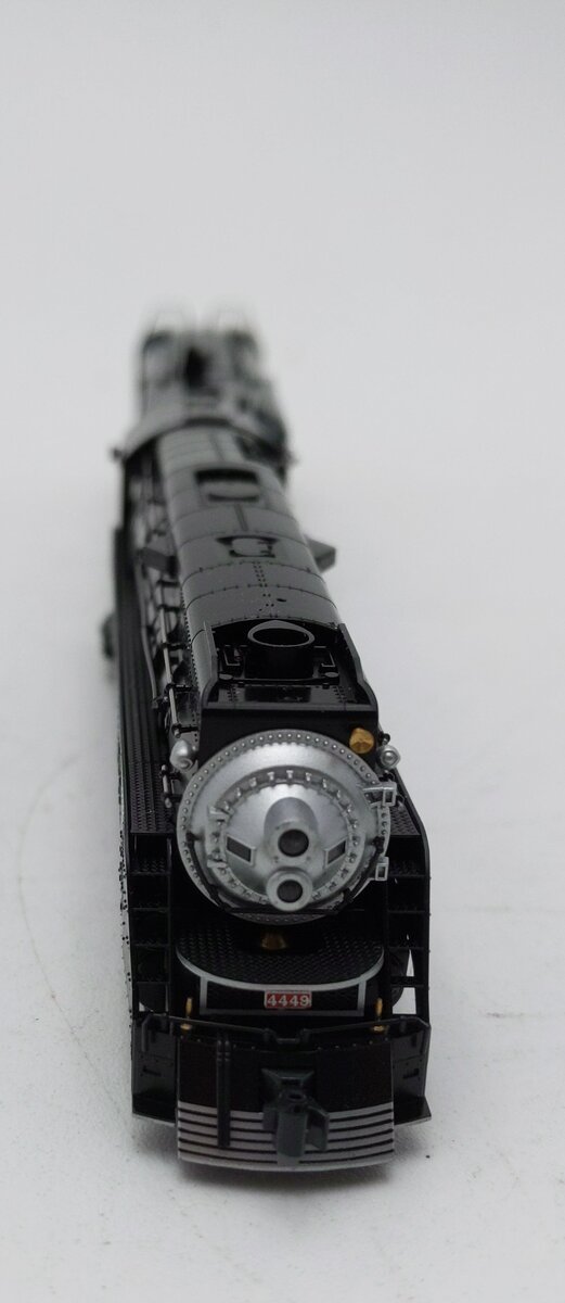 Kato 126-0312 N BNSF Excursion 4-8-4 GS-4 Black #4449 EX/Box