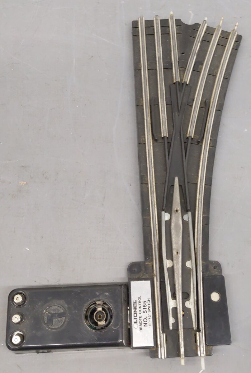 Lionel O72 Right/Left Hand Remote Switch Turnouts [4] VG