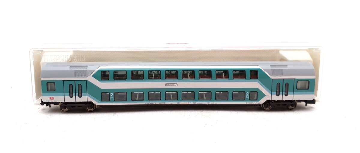 Fleischmann 8122K N Scale DB 1st/2nd Class Passenger Car w/ Lighting LN/Box