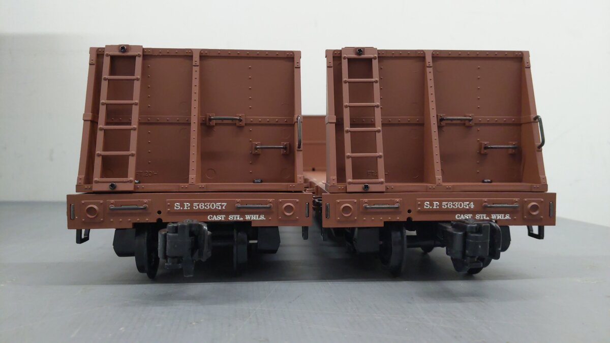 Aristo-Craft 46403T G Southern Pacific Bulkhead Flat Car - Plastic Wheels EX/Box