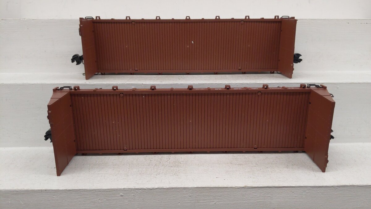 Aristo-Craft 46403T G Southern Pacific Bulkhead Flat Car - Plastic Wheels