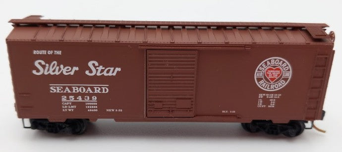 Micro-Trains 02000650 N Scale Seaboard Air Line 40' Single Door Boxcar #25439 EX/Box