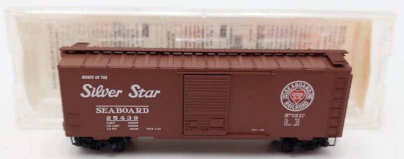 Micro-Trains 02000650 N Scale Seaboard Air Line 40' Single Door Boxcar #25439 EX/Box