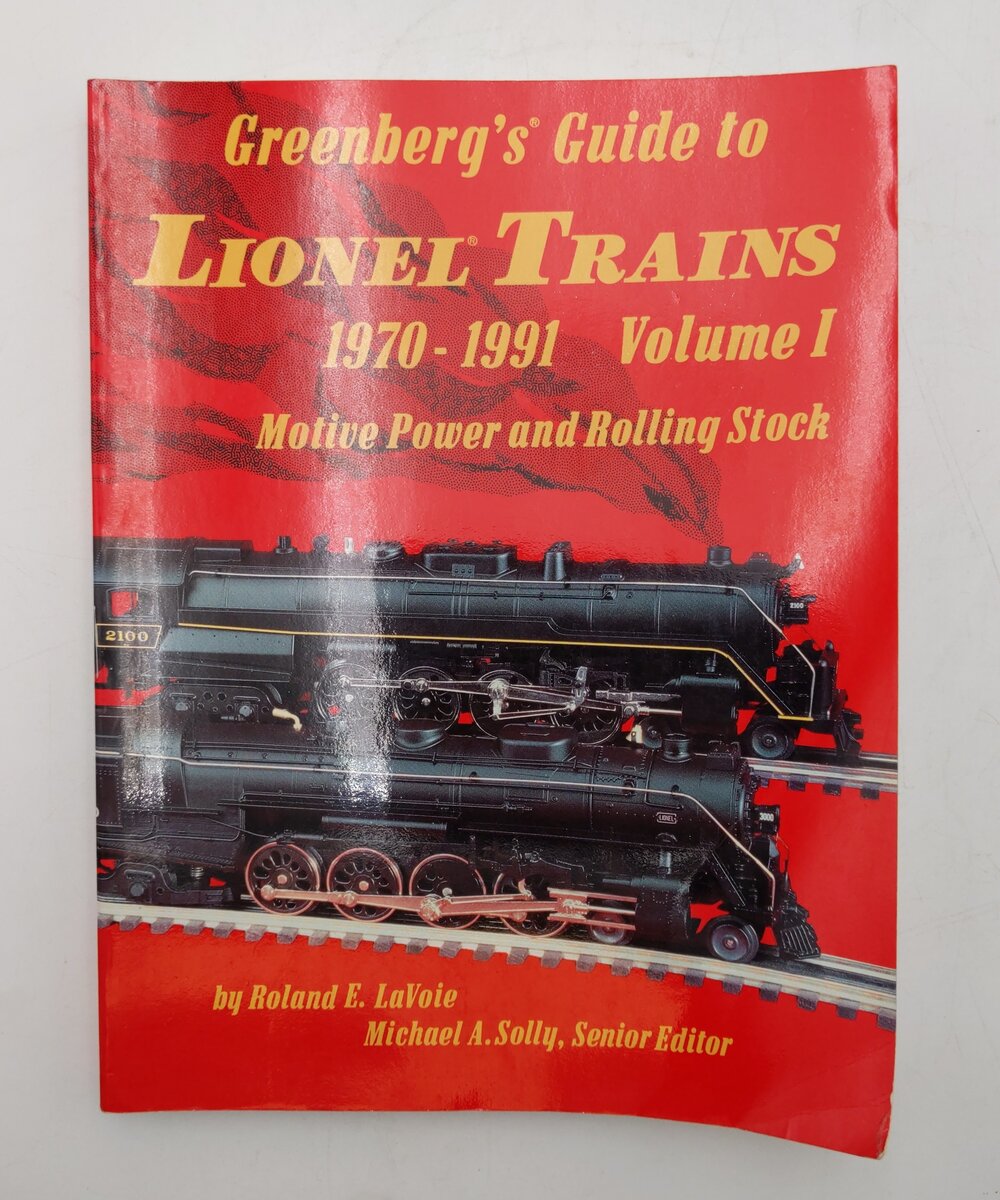 Greenberg's Guide to Lionel Trains Vol.1 Paperback Book By Roland E LaVoie VG