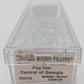 Micro-Trains 03200210 N Central of Georgia 50' Standard Plug Door Boxcar #3545 LN/Box