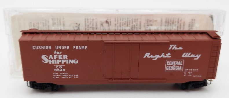 Micro-Trains 03200210 N Central of Georgia 50' Standard Plug Door Boxcar #3545 LN/Box
