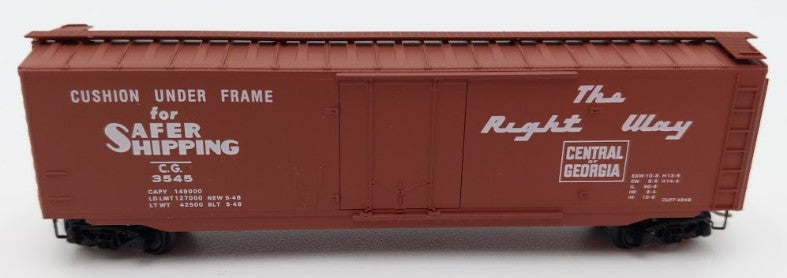 Micro-Trains 03200210 N Central of Georgia 50' Standard Plug Door Boxcar #3545 LN/Box
