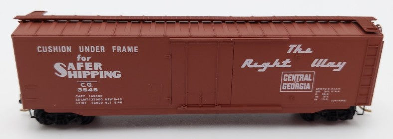 Micro-Trains 03200210 N Central of Georgia 50' Standard Plug Door Boxcar #3545 LN/Box