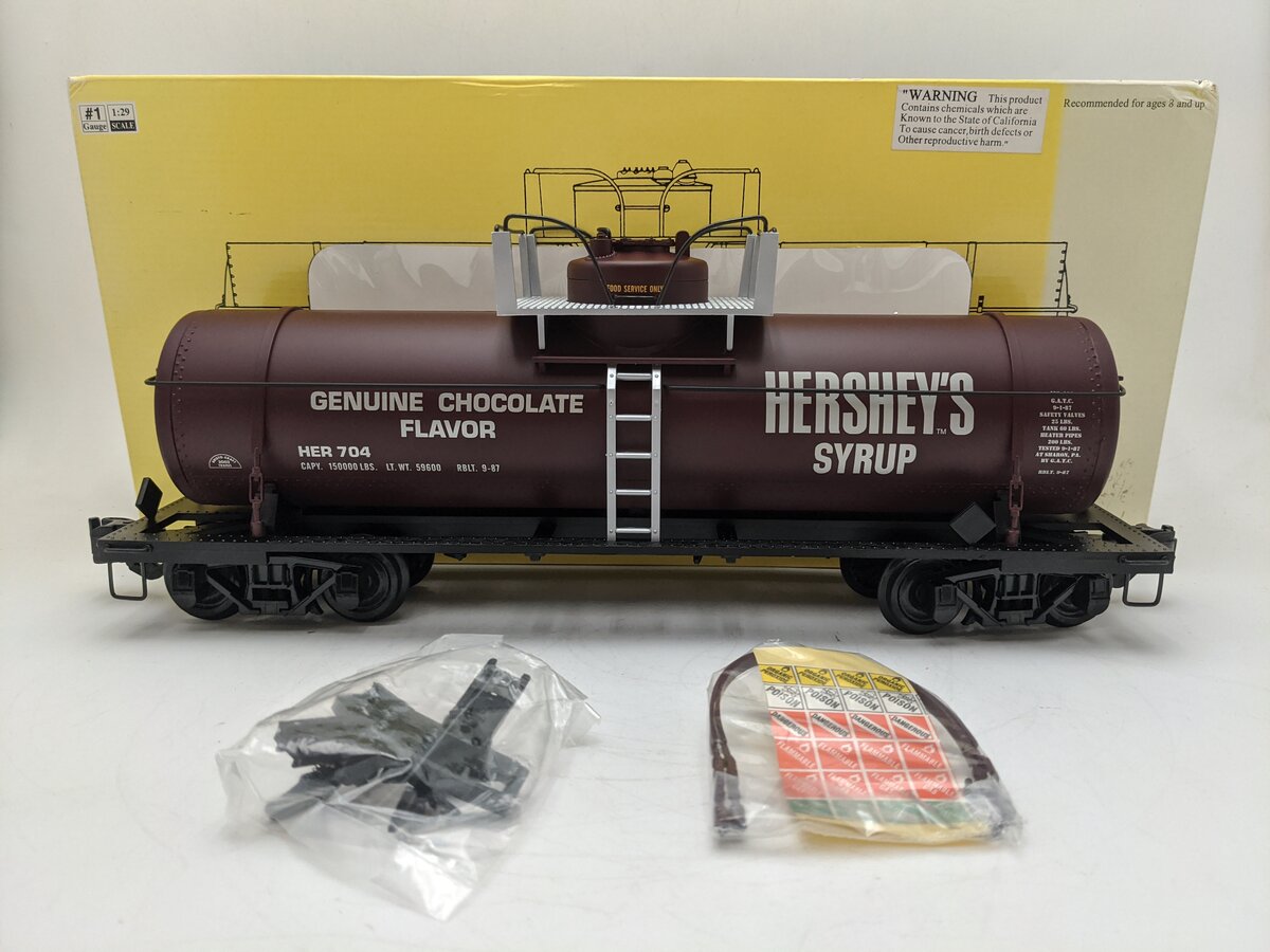Aristo-Craft 41330 G Gauge Hershey Syrup Single Dome Tank Car EX/Box
