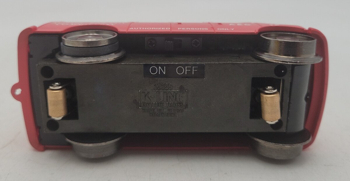 K-Line K2629-07 O Gauge AEC Motorized Rail Van EX/Box